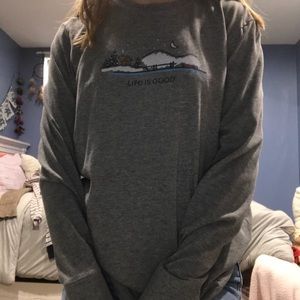 Life is good lake long sleeve